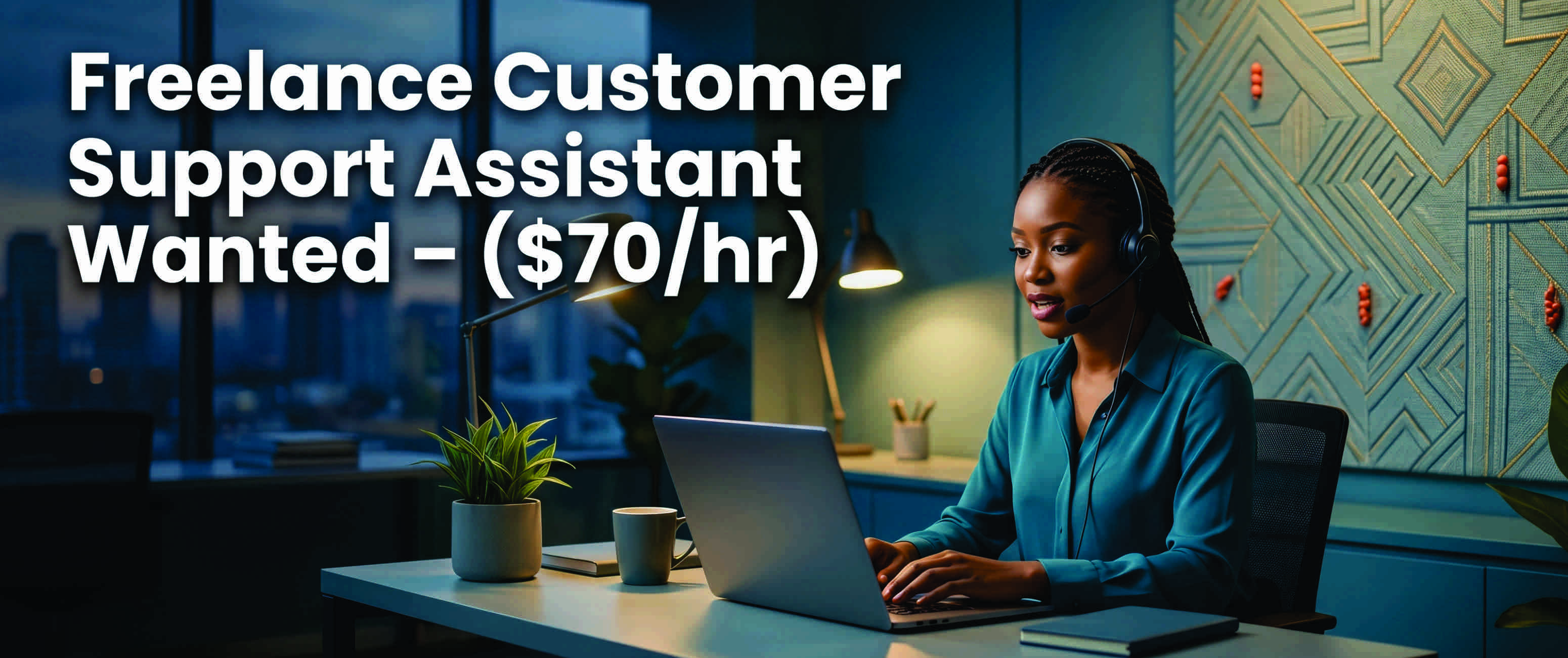Freelance Customer Support Assistant Wanted – ($70/hr)